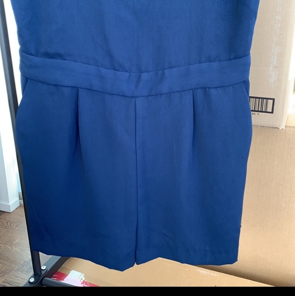 NWOT Zara Navy Romper with chains - Picture 7 of 8